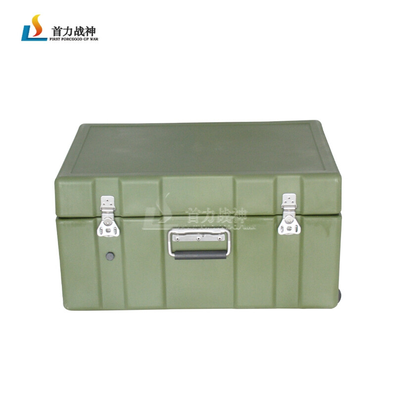 首力战神 拉杆滚塑箱 战备物资箱空投箱指挥器材装备箱带轮 574*414*305mm